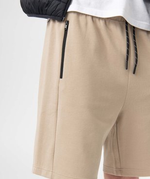 Bermuda homme en maille look sport vue2 - GEMO (HOMME) - GEMO