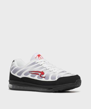 Baskets basses à semelle transparente homme - Airness vue2 - AIRNESS - GEMO