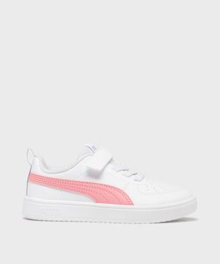 Baskets basses lacets élastiques et scratch Rickie AC fille - Puma vue1 - PUMA - GEMO