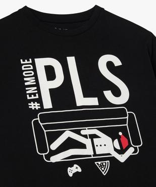 Tee-shirt humoristique à message garçon vue2 - GEMO (JUNIOR) - GEMO
