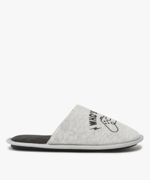 Chaussons garçon forme mule avec motif jeu vidéo vue1 - GEMO C4G GARCON - GEMO