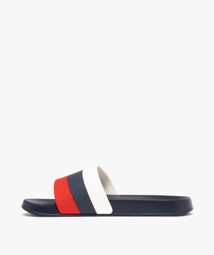 Mules de piscine garçon avec bandeau rayé tricolore - Champion USA vue3 - CHAMPION USA - GEMO