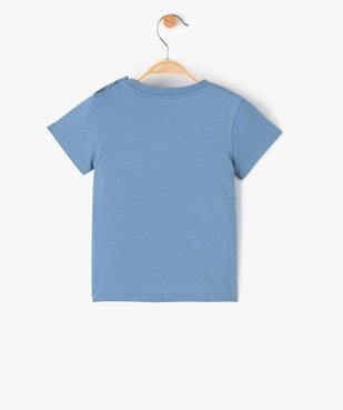 Tee-shirt bébé garçon avec message spécial famille vue3 - GEMO(BEBE DEBT) - GEMO