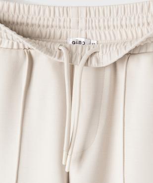 Pantalon de jogging large fille vue3 - GEMO (JUNIOR) - GEMO