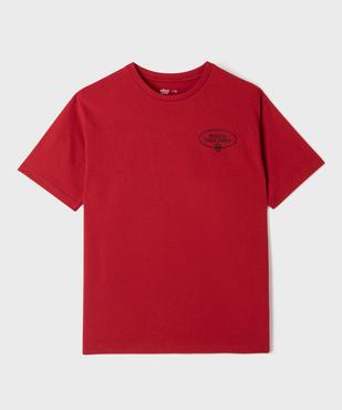 Tee-shirt de Noël à manches courtes et imprimé dos garçon vue1 - GEMO (JUNIOR) - GEMO