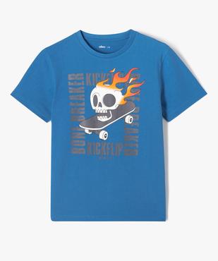 Tee-shirt à manches courtes avec motifs garçon vue1 - GEMO 4G GARCON - GEMO