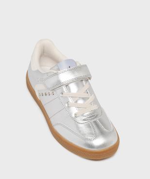Baskets métallisées fermeture scratch fille - Chipie vue5 - CHIPIE - GEMO
