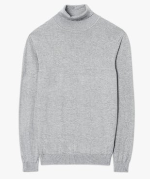 Pull à col roulé en maille fine homme vue4 - GEMO 4G HOMME - GEMO