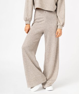 Pantalon en maille pailletée coupe large femme vue1 - GEMO(FEMME PAP) - GEMO