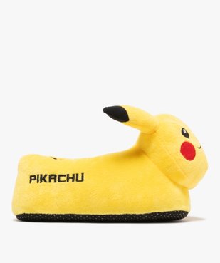 Chaussons 3D forme Pikachu garçon - Pokemon  vue2 - POKEMON - GEMO