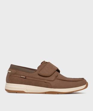 Mocassins confort fermeture scratch homme vue1 - G'FLEX - GEMO