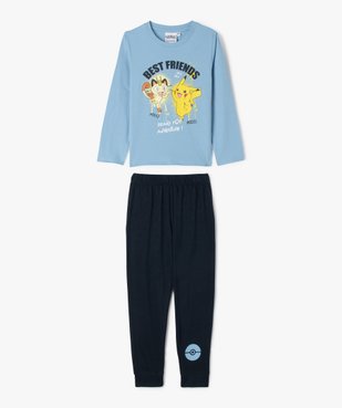 Pyjama bicolore avec motif Pikatchu garçon - Pokemon vue1 - POKEMON - GEMO