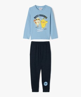 Pyjama bicolore avec motif Pikatchu garçon - Pokemon vue2 - POKEMON - GEMO