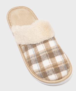 Chaussons mules en velours femme vue5 - GEMO(HOMWR FEM) - GEMO