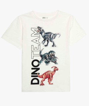 Tee-shirt garçon à manches courtes avec motifs dinosaures vue1 - GEMO (ENFANT) - GEMO