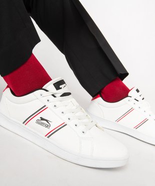 Baskets homme rétro à lacets et bandes colorées - Slazenger vue1 - SLAZENGER - GEMO