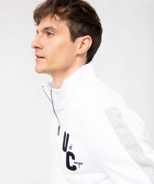 Sweat homme à col camionneur zippé - Camps United vue5 - CAMPS UNITED - GEMO