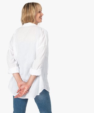 Chemise femme à rayures vue3 - GEMO(FEMME PAP) - GEMO
