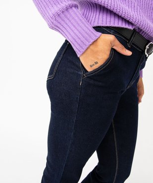 Jean bootcut taille normale en coton stretch femme vue5 - GEMO 4G FEMME - GEMO