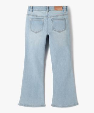 Jean Flare extensible avec ceinture ajustable fille vue4 - GEMO 4G FILLE - GEMO