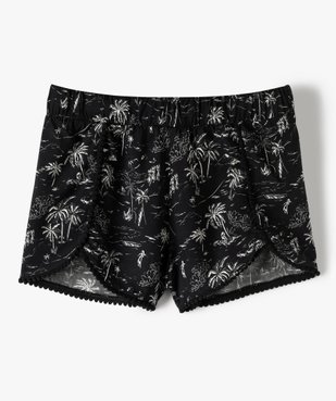 Short fille en viscose légère et taille élastiquée vue1 - GEMO (JUNIOR) - GEMO