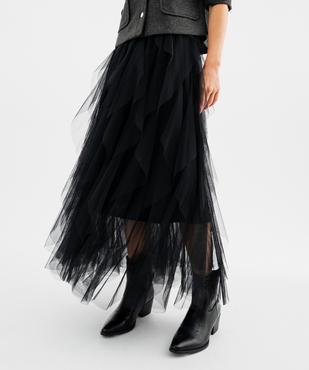 Jupe longue en tulle avec ceinture élastique femme  vue7 - GEMO(FEMME PAP) - GEMO
