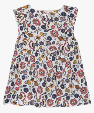 Blouse fille à motifs fleuris et volants sur les épaules vue3 - Nikesneakers (ENFANT) - Nikesneakers