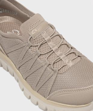 Baskets en mesh faciles à enfiler femme - Skechers vue6 - SKECHERS - GEMO