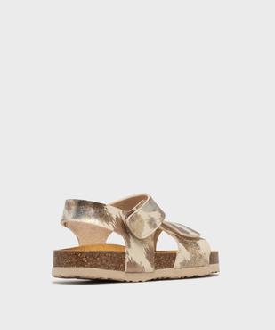 Sandales à scratch et semelle intérieure cuir fille - Lovely Wings vue4 - LOVELY WINGS - GEMO