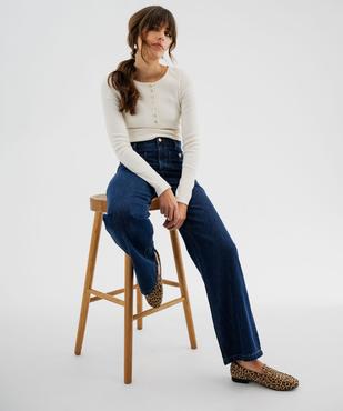 Tee-shirt manches longues avec col boutonné femme - LuluCastagnette vue5 - LULUCASTAGNETTE - GEMO