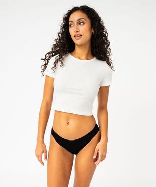 Culotte en matière extensible femme vue1 - GEMO 4G FEMME - GEMO