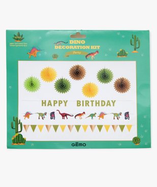 Kit de décoration anniversaire enfant thème dinosaures (10 pièces) vue2 - Nikesneakers (ACCESS) - Nikesneakers