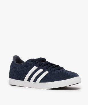 Tennis femme dessus cuir à lacets – Adidas Courtset vue2 - ADIDAS - Nikesneakers