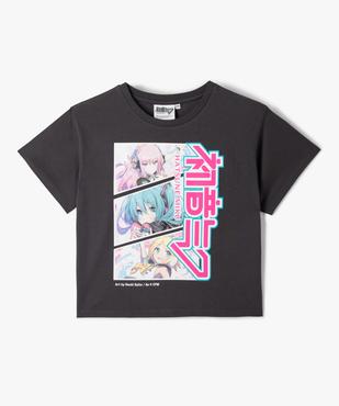 Tee-shirt fille à manches courtes coupe ample - Hatsune Miku vue1 - HATSUNE MIKU - GEMO