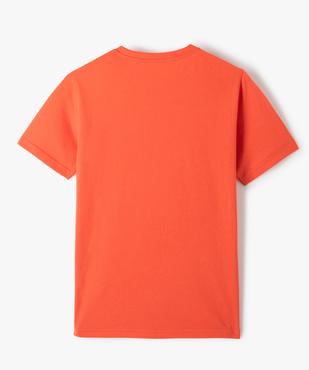Tee-shirt imprimé en coton garçon vue3 - GEMO (JUNIOR) - GEMO