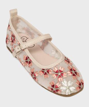 Ballerines en toile résille brodée fille - Lovely Wings vue5 - LOVELY WINGS - GEMO