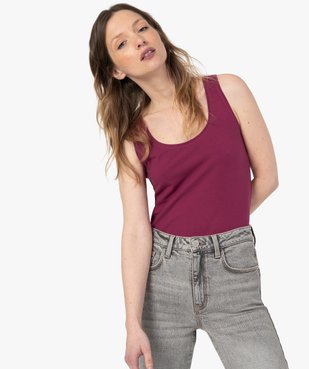Débardeur femme uni col rond vue1 - GEMO(FEMME PAP) - GEMO