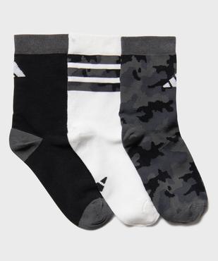 Chaussettes à motifs camouflage garçon (lot de 3) - Adidas vue1 - ADIDAS - GEMO