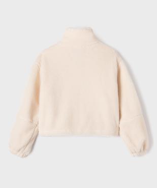 Blouson en sherpa doublé polaire à col montant fille vue4 - GEMO (JUNIOR) - GEMO