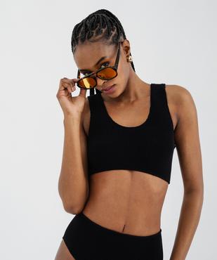 Brassière de bain extensible taille unique femme vue1 - GEMO (PLAGE) - GEMO