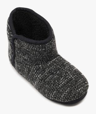 Chaussons bottillons en lainage doublés sherpa homme vue5 - GEMO(HOMWR FEM) - GEMO