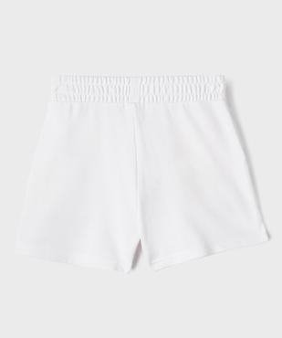 Short ample en maille French Terry fille vue3 - GEMO 4G FILLE - GEMO