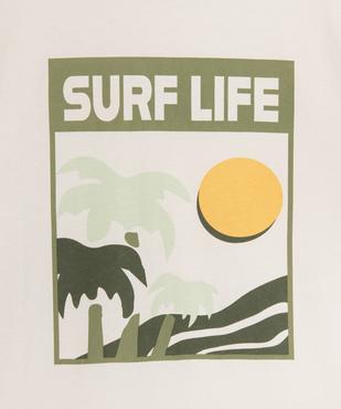 Pyjashort bicolore avec motif surf garçon vue2 - GEMO 4G GARCON - GEMO