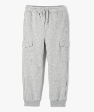 Pantalon de jogging molletonné avec poches à rabat garçon vue1 - GEMO (ENFANT) - GEMO