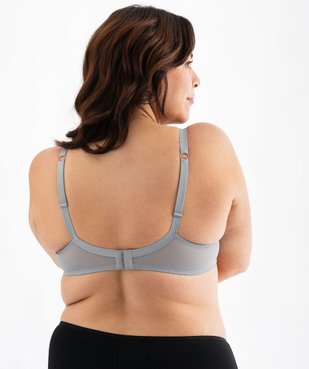 Soutien-gorge grande taille à armatures et coques fines  vue6 - GEMO(HOMWR FEM) - GEMO