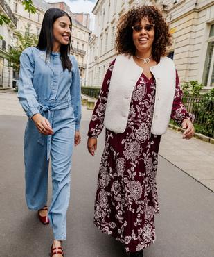Veste sans manches en fourrure imitation femme grande taille vue5 - GEMO 4G GT - GEMO