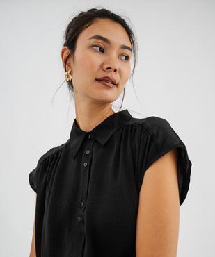 Chemise col chemise manches courtes femme vue2 - GEMO(FEMME PAP) - GEMO
