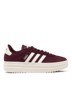 Baskets femme en cuir lisse avec semelle plateforme VL Court bold - Adidas vue7 - ADIDAS - GEMO