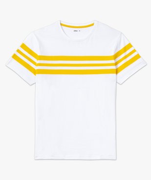 Tee-shirt homme rayé à manches courtes vue4 - GEMO (HOMME) - GEMO