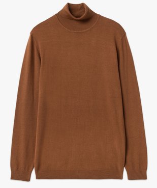 Pull à col roulé en maille fine homme vue4 - GEMO 4G HOMME - GEMO